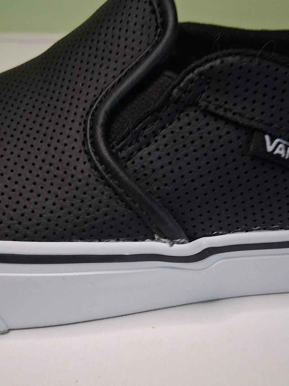 Women's Black Slip-On Vans Casual Shoes - Comfortable Everyday Wear - Picture 10 of 13